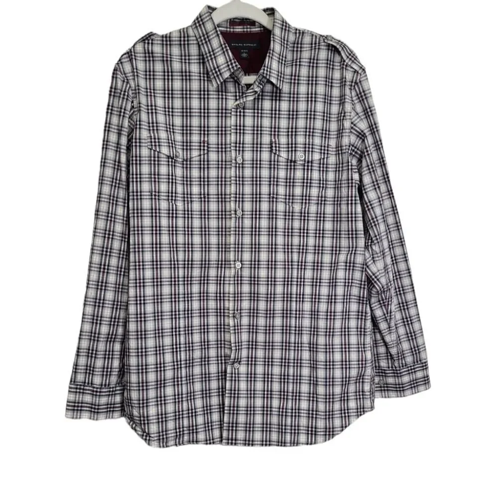 Banana Republic‎ Men's Button Down Shirt Size Large